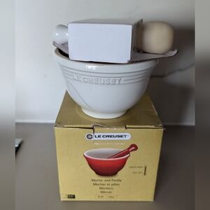 Le Creuset Mortar and Pestle New
